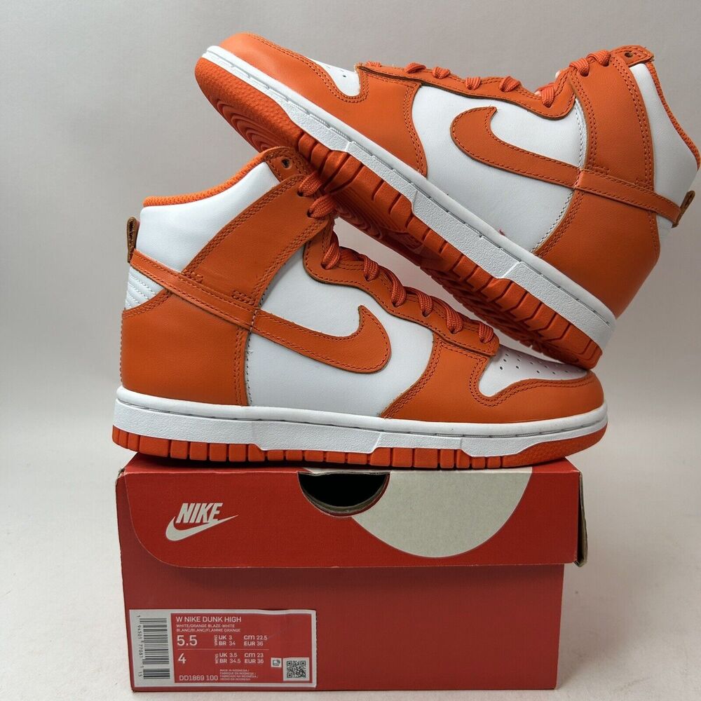 Nike Shoes Dunk High Retro WMNS “Orange Blaze/Syracuse” 2024